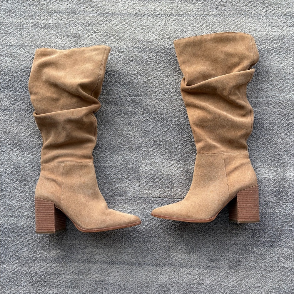 Steve Madden Tan Suede Boots
